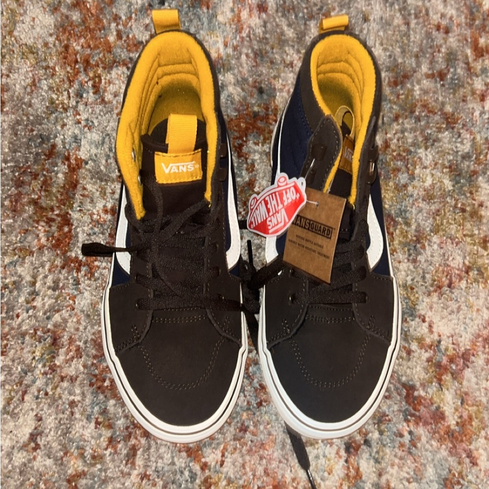Vans Kids Shoes - Black and Yellow